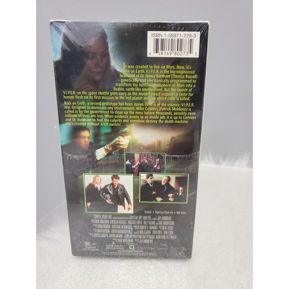 Project Viper 2002 VHS Sealed New Curtis Armstrong Patrick Muldoon Sci Fi Horror - Picture 3 of 4